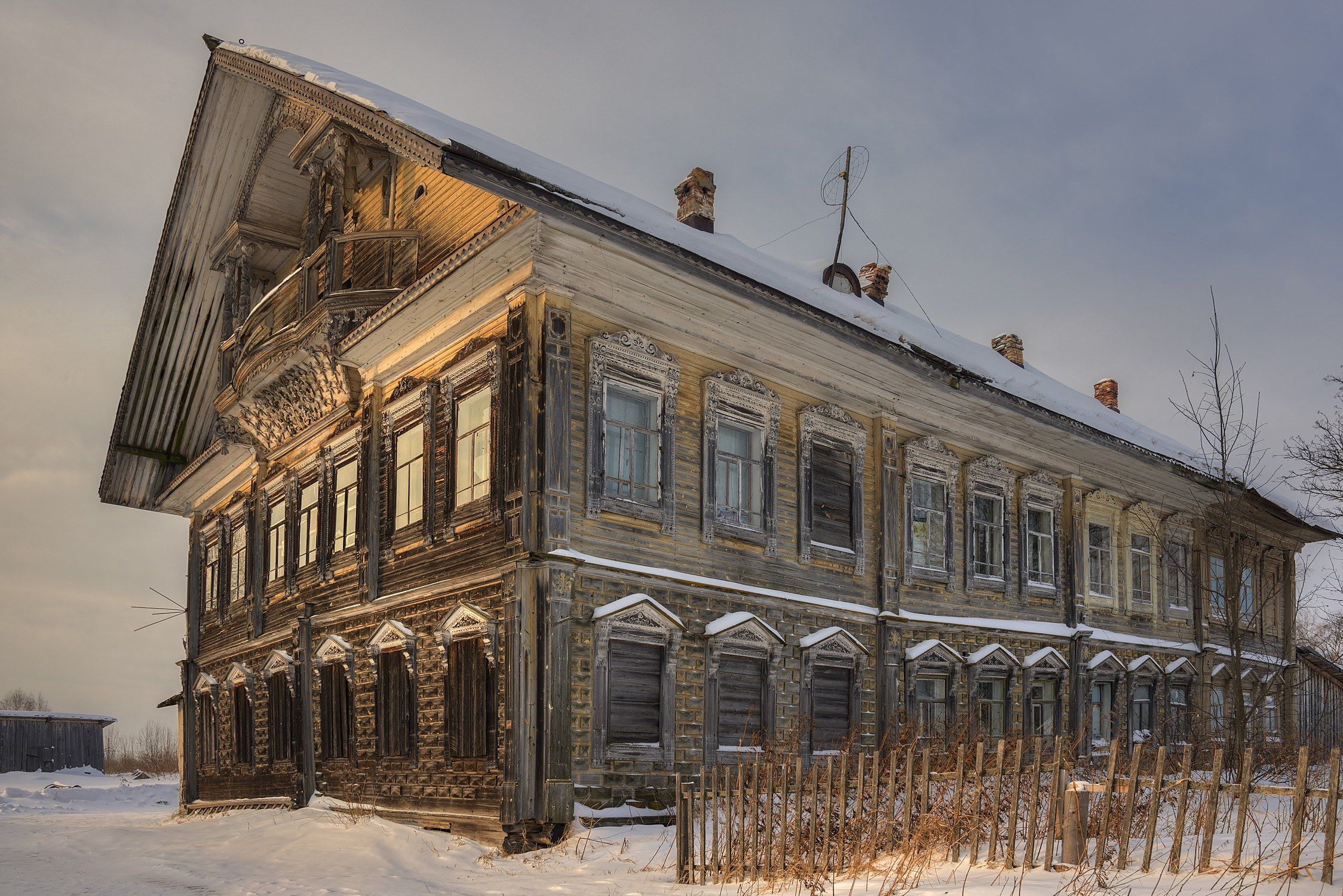Дом зажиточного крестьянина М.С. Гусева.